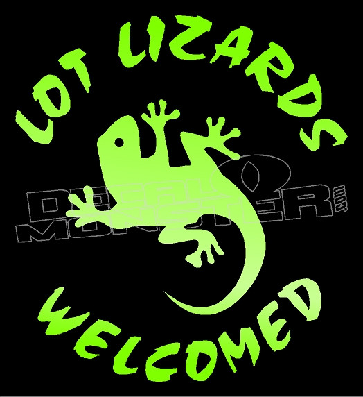 Lot Lizards Decal Sticker DM