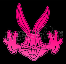 Buggs Bunny Wave Cartoon 1 Loonie Tunes Decal Sticker DM