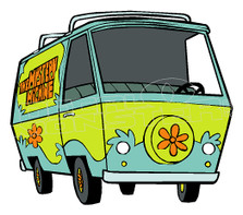 Cartoon Scooby-Doo Mystery Machine Decal Sticker DM