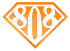 Super 808 Logo Decal Sticker