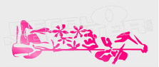 Hawaii Luau Pig Silhouette Decal Sticker