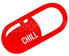 Chill Pill Decal Sticker