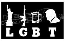 LGTB Republican Trump Edition Decal Sticker