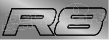 Audi R8 Logo Outline Decal Sticker