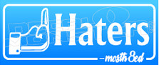 Facebook Fuck Haters Decal Sticker
