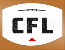Football CFL Current New Logo Decal Sticker