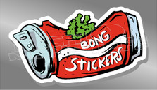 Marijuana Weed Bong Stickers Decal Sticker