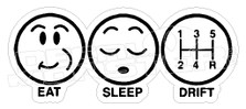 Eat Sleep Drink Jdm Decal Sticker