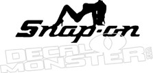 Snap On Sexy Girl Automotive Decal Sticker 