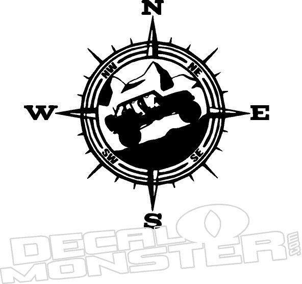 Jeep Compass Decal Sticker