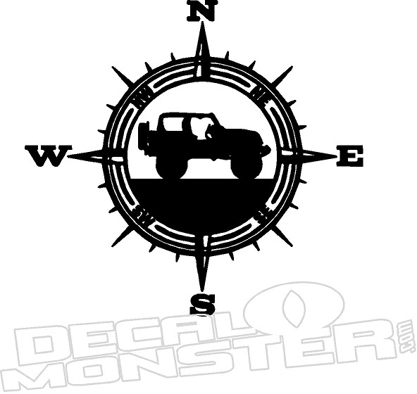 Jeep Compass 2 Decal Sticker