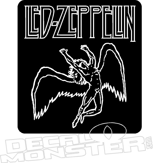 LedZeppelin 2 Music Decal Sticker