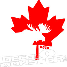  KCCO Canada Moose Decal Sticker 