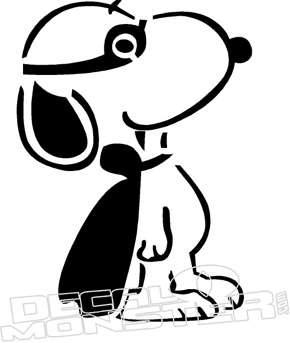 Super Snoopy Decal Sticker - DecalMonster.com