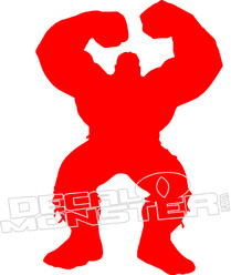 Hulk Silhouette Decal Sticker