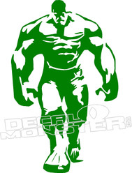 Hulk Silhouette 2 Decal Sticker