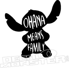 Stich Ohana Means family Decal Sticker