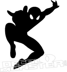 Spider Man Silhouette Decal Sticker