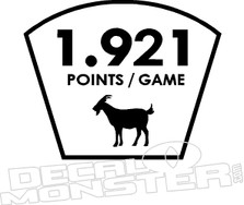 points game connor mcdavid hockey decal sticker
