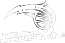 Shooting Star Basket Ball Decal Sticker 
