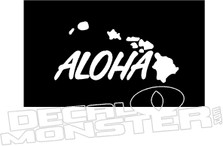 Aloha Islands Hawaii Decal Sticker
