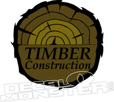 Timber Construction Decal Sticker