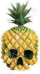 Pineapple Skull Hawaii Decal Sticker DM