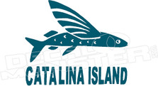 Catalina Island Fly Fishing Hawaii Decal Sticker DM