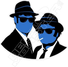 Blues Brothers Decal Sticker DM