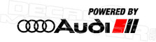 Powered by Audi Decal Sticker DM