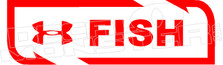 Underarmour Fish 2 Decal Sticker