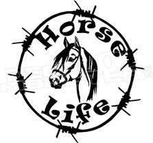 Horse Life Decal Sticker