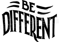 Be Different Decal Sticker