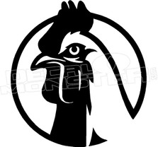 Chicken Rooster Cock Decal Sticker