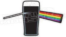  Dark Side of the Pint Drinking Funny Decal Sticker