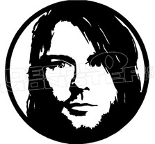Kurt Cobain Silhouette Music Decal Sticker