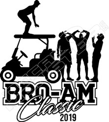 Bro-Am Classic 2019 Beer Golf Tournament Decal Sticker