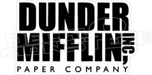 Dunder Mifflin Inc The Office Decal Sticker