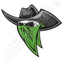 Cowboy Bandit Decal Sticker