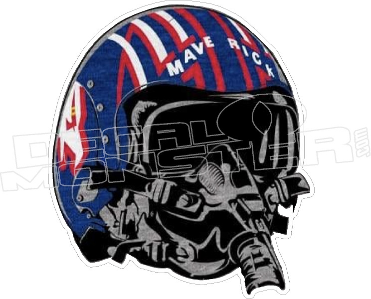 Maverick Top Gun Helmet Decals