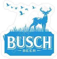 Busch Beer Deer Decal Sticker
