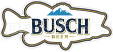 Busch Beer Fish2 Decal Sticker