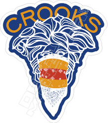 Crooks Mask Decal Sticker