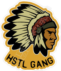 HSTL Hustle Gang Decal Sticker