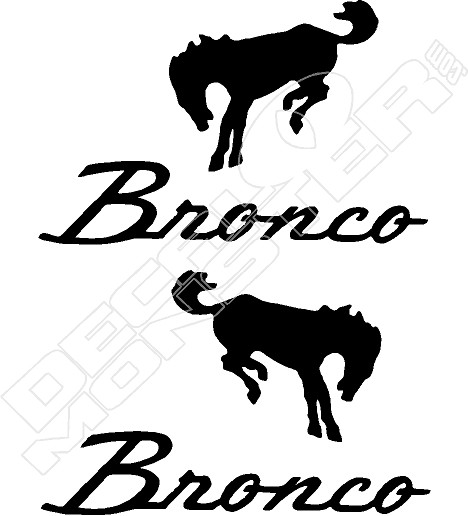 Ford Bronco Vinyl Decal