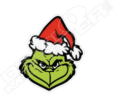 Grinch Who Stole Xmas Decal Sticker