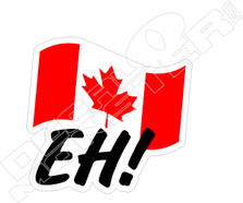 Canada Eh Funny Decal Sticker