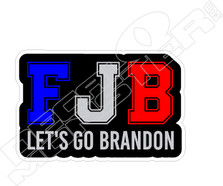 Fuck Joe Biden Lets Go Brandon Political Funny Decal Sticker