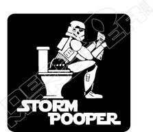 Storm Pooper Star Wars Funny Decal Sticker