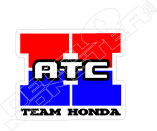 Team Honda ATC Motorcycle Quad Decal Sticker